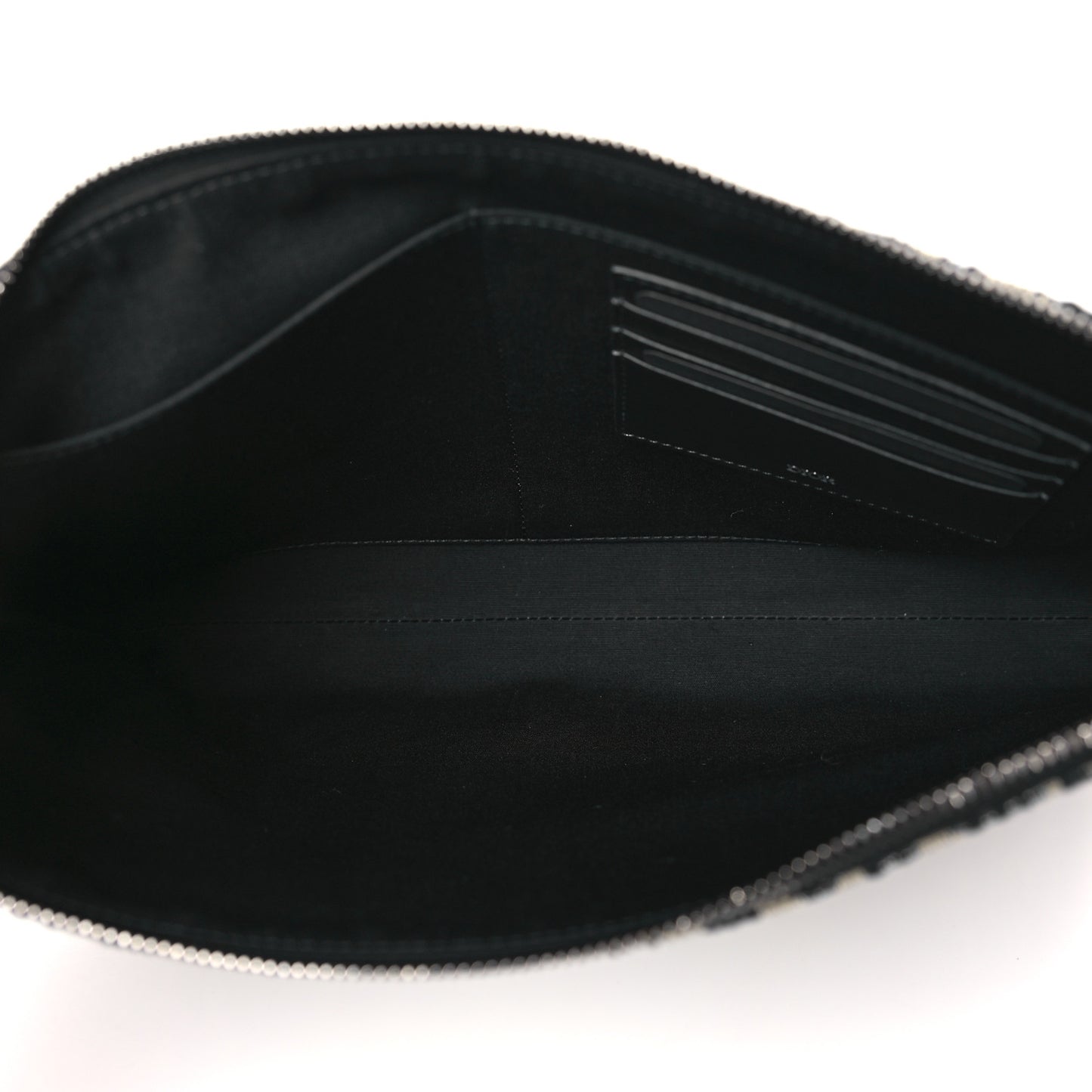 Oblique Pouch Wristlet Blue