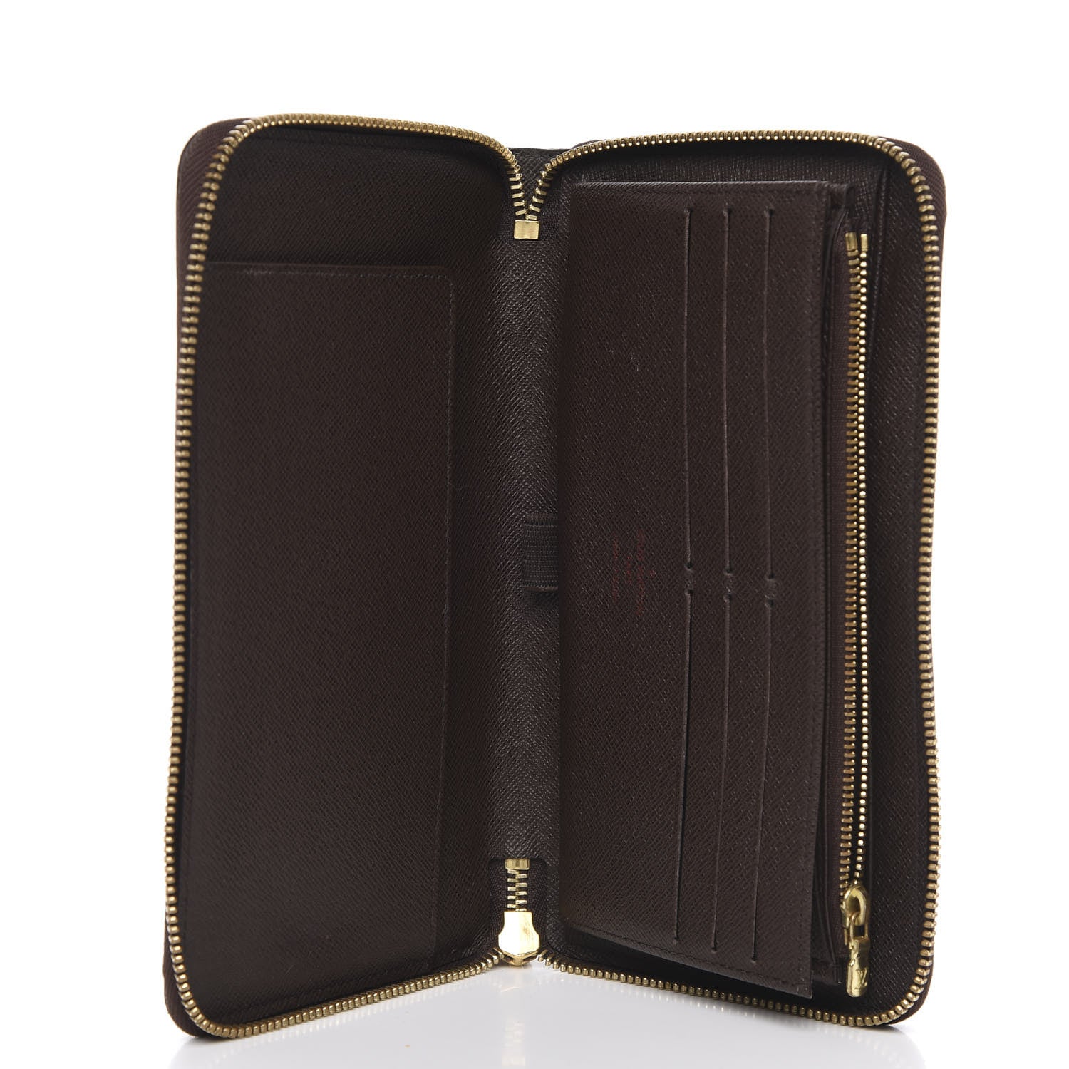 Louis Vuitton Damier Ebene Zippy Organizer Wallet 5 of 10