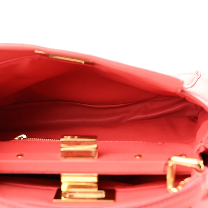 Fendi Nappa Mini Peekaboo Iconic Satchel Rosa Exstasy 6 of 11