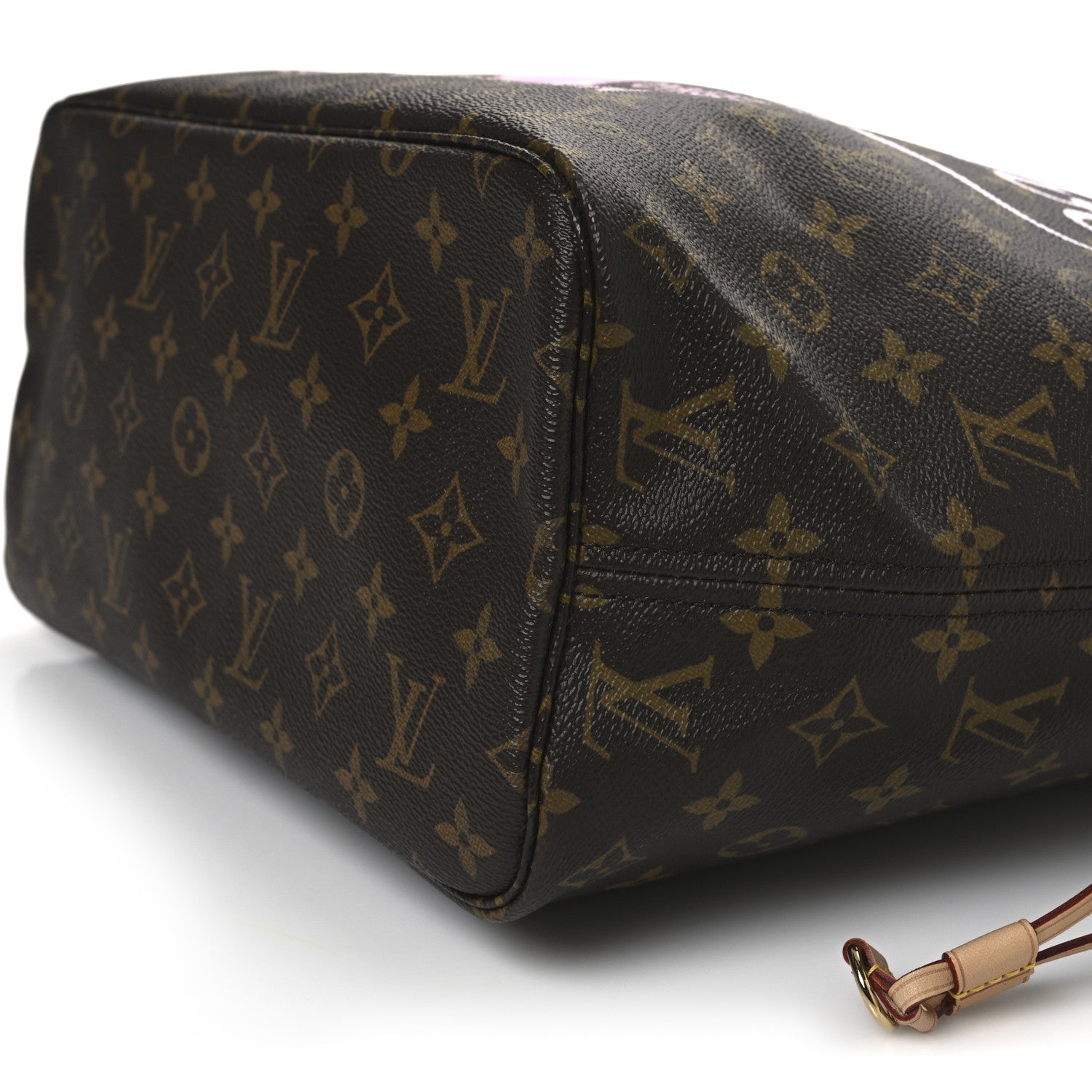 Louis Vuitton Monogram Porto Cervo V Neverfull MM Rose Ballerine 18 of 21