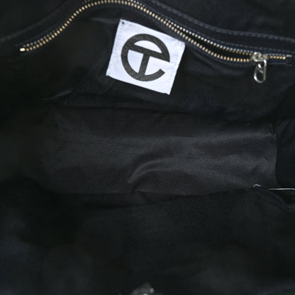 Telfar Vegan Leather Medium Shopping Bag Dark Olive 5 of 8