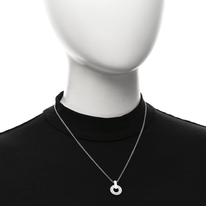 Bulgari 18K White Gold Diamond BVLGARI BVLGARI Pendant Necklace 2 of 5