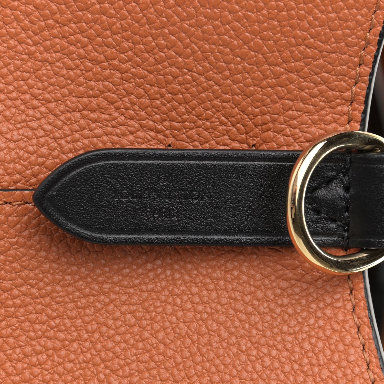 Louis Vuitton Empreinte Monogram Giant Crafty Neonoe MM Caramel Black 6 of 10