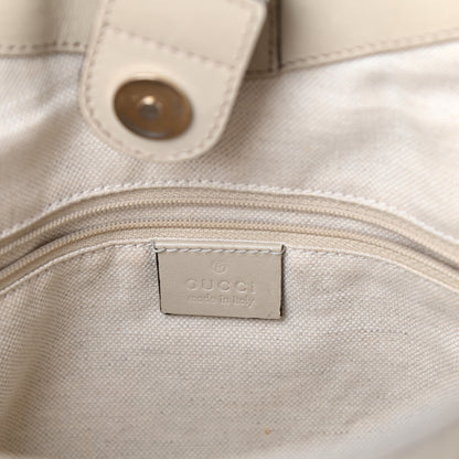Gucci Monogram Medium Sukey Tote Off White 6 of 11