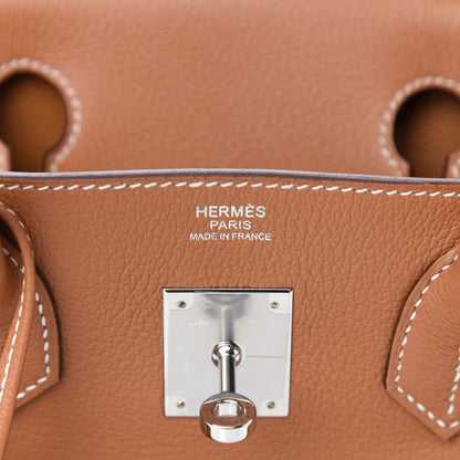 Hermes Taurillon Novillo Birkin 30 Gold 6 of 11