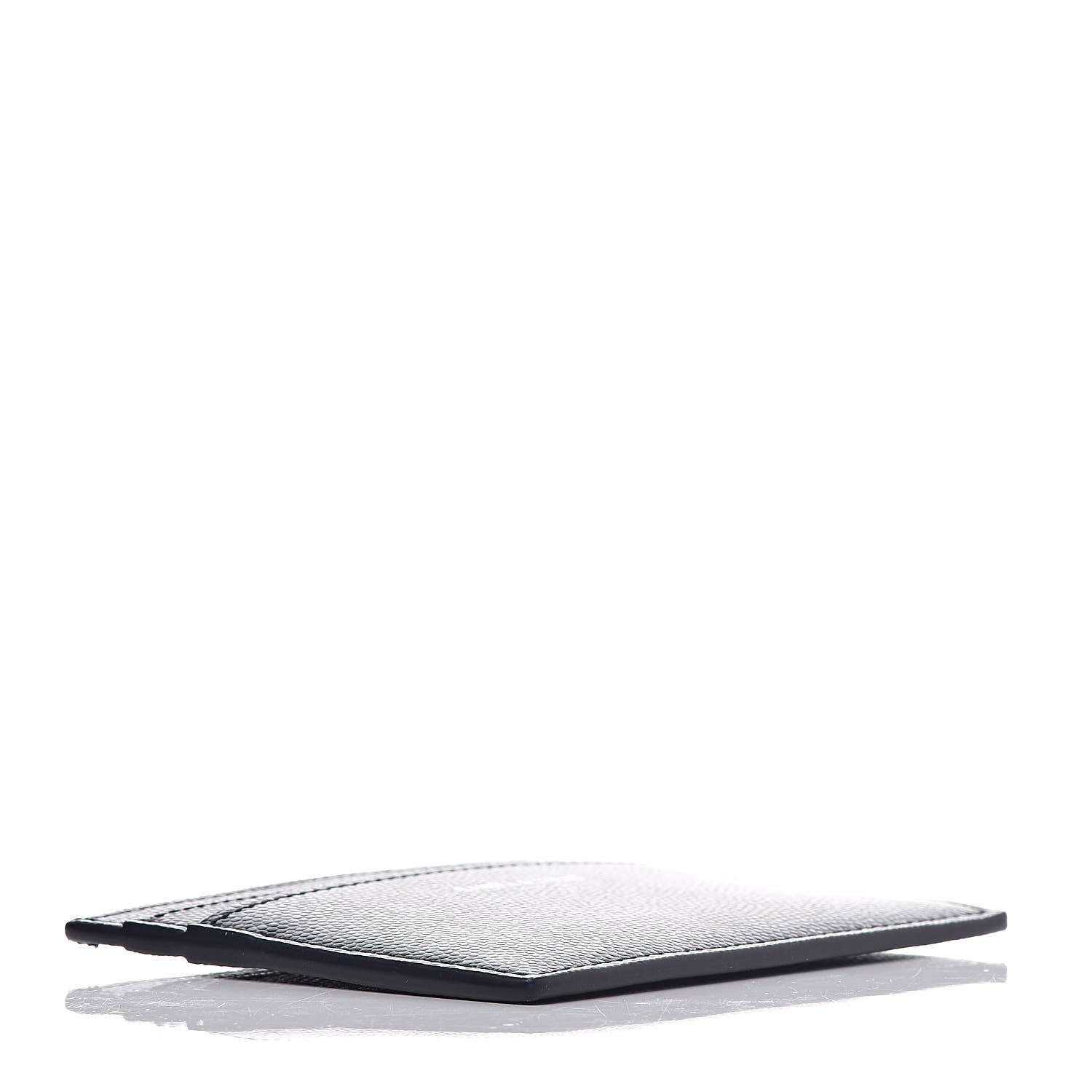 Saint Laurent Grain De Poudre Card Case Navy 4 of 8