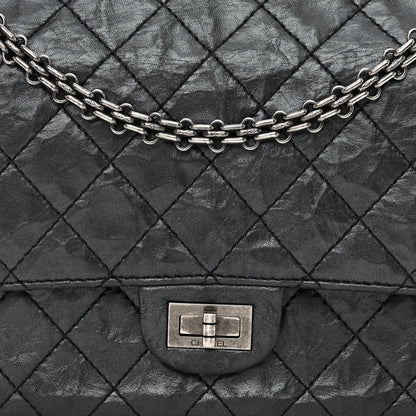Chanel Aged Calfskin Quilted 2.55 Reissue 226 Flap Black 10 of 13