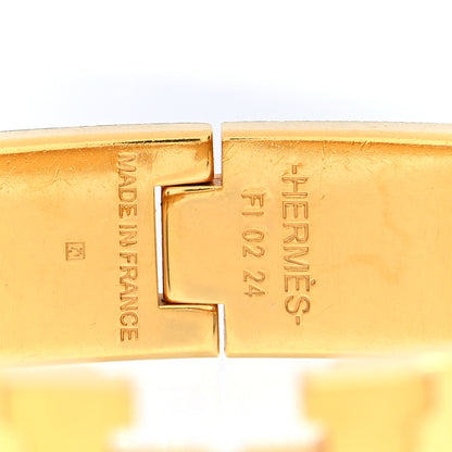 Hermes Enamel Narrow Clic Clac H Bracelet PM White 4 of 4