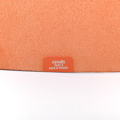 Hermes Togo Ulysse MM Notebook Cover Orange 6 of 7