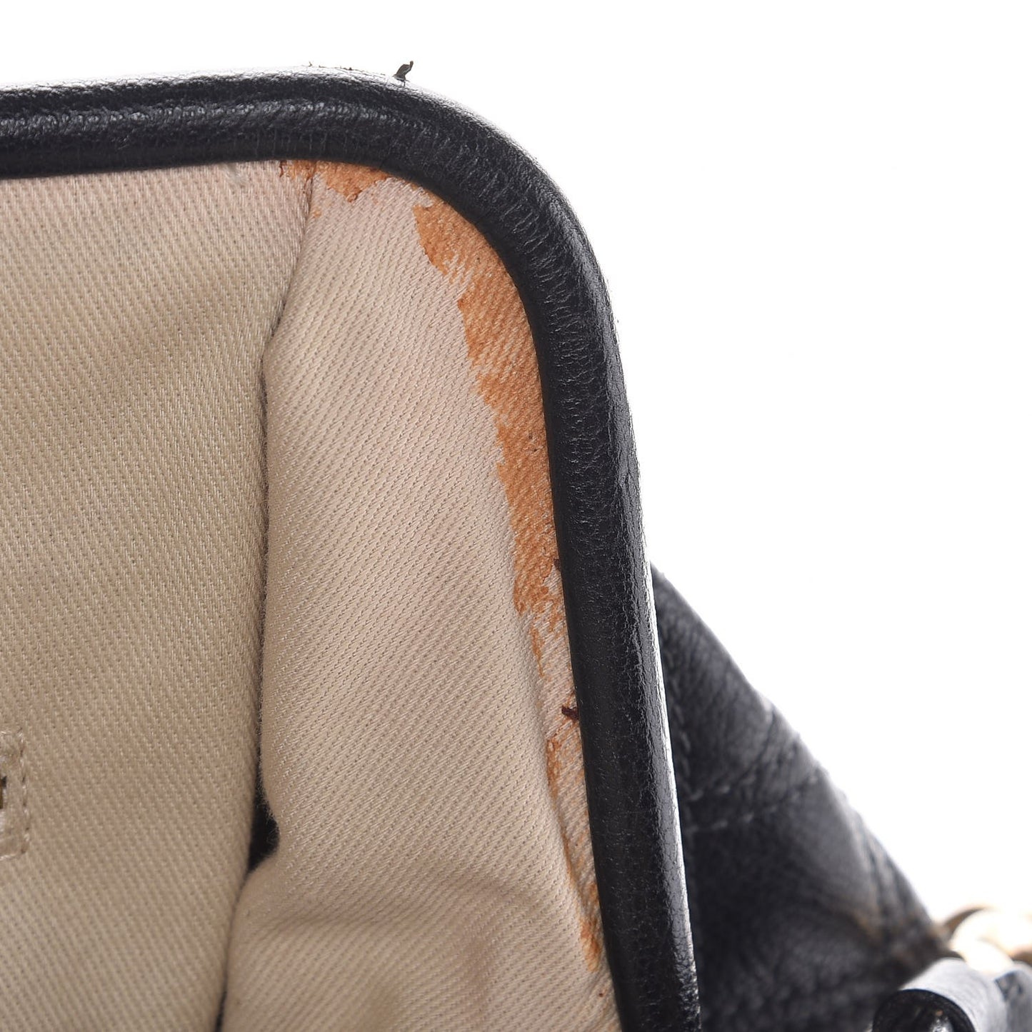 Calfskin Quilted Stam Black