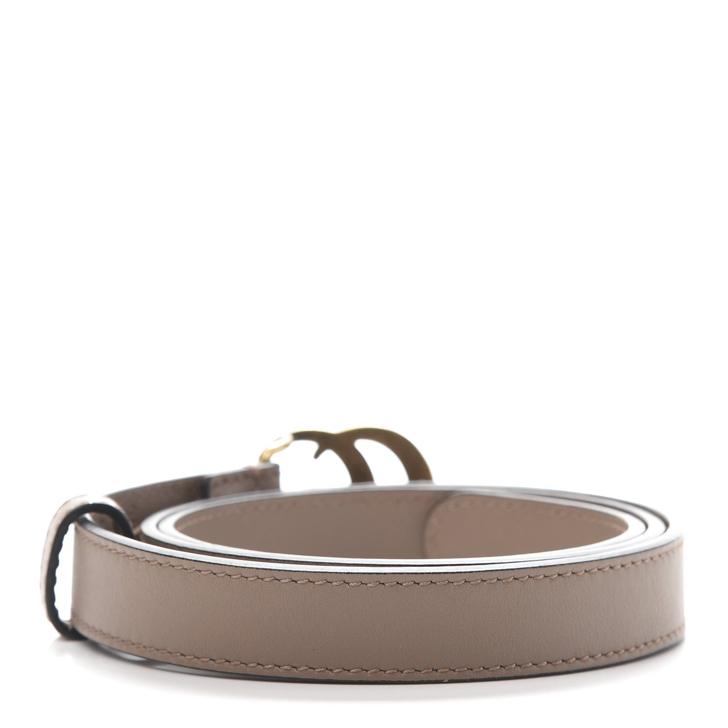 Gucci Calfskin Double G 20mm Belt 75 30 Porcelain Rose 2 of 6