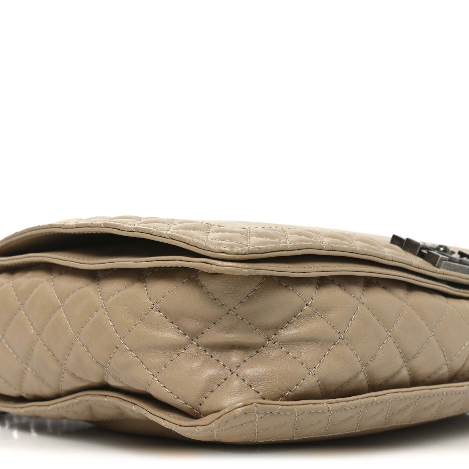 Chanel Calfskin Large Boy Reverso Flap  Beige 9 of 10