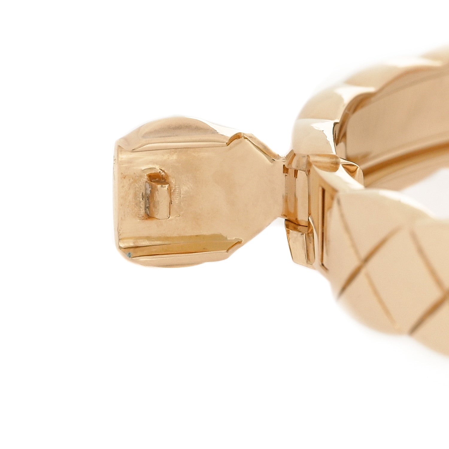 Chanel 18K Yellow Gold Coco Crush Bangle Bracelet S 3 of 5