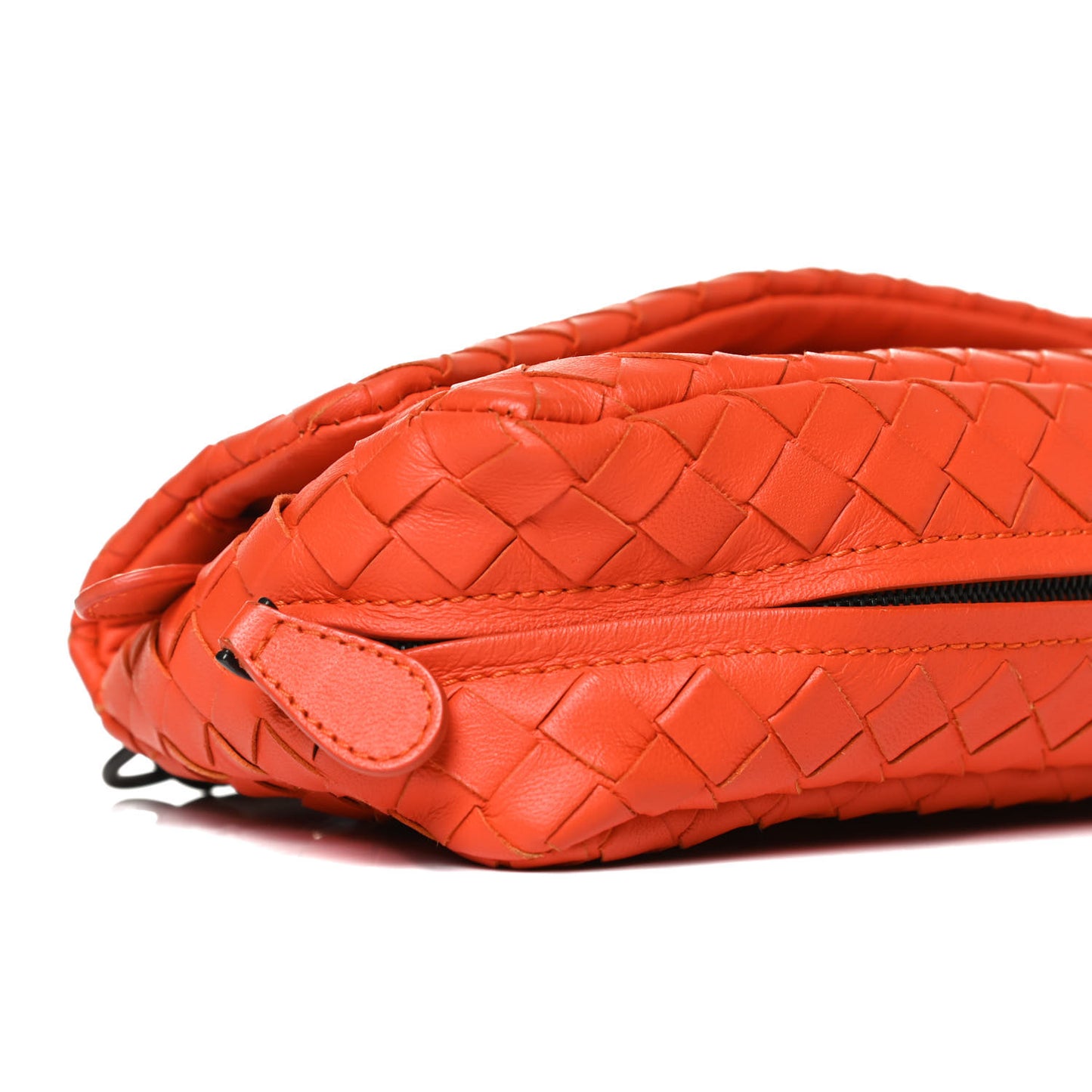 Nappa Intrecciato Mini Chain Messenger