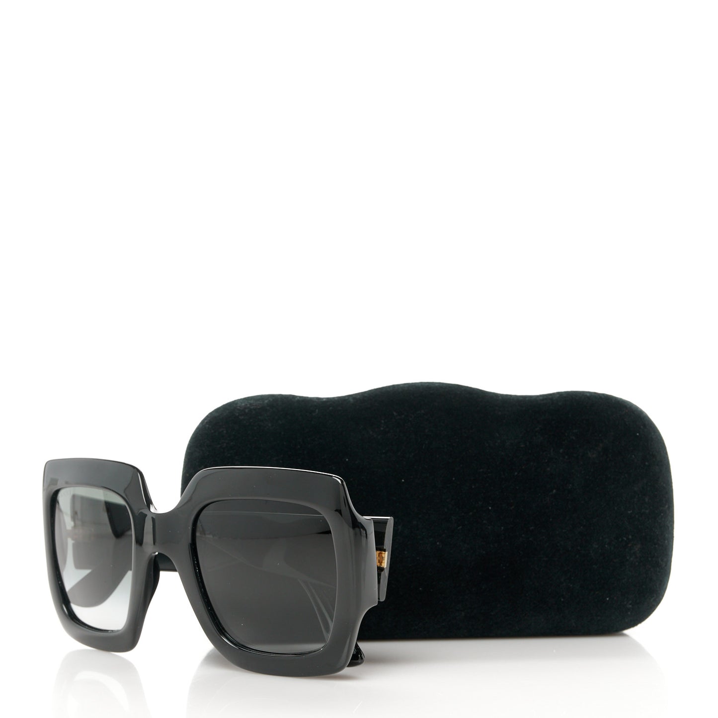 Acetate Square Frame Sunglasses GG0053S Black