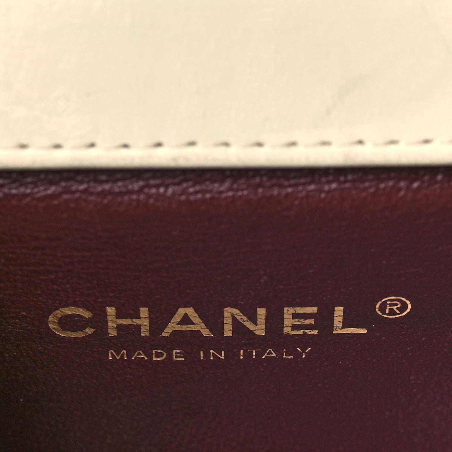 Chanel Lambskin Chevron Mini Coco Envelope Flap White 6 of 16