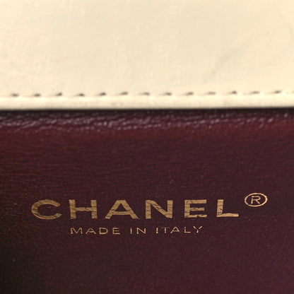 Chanel Lambskin Chevron Mini Coco Envelope Flap White 6 of 16