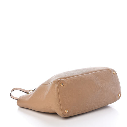 Prada Vitello Daino Side Pocket Tote Sughero 4 of 11