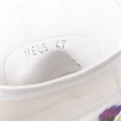 Christian Dior Technical Canvas Flowers Mens B23 High Top Sneakers 47 White 9 of 12