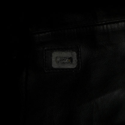 Chanel Calfskin Stitched XL Weekender Black 7 of 10