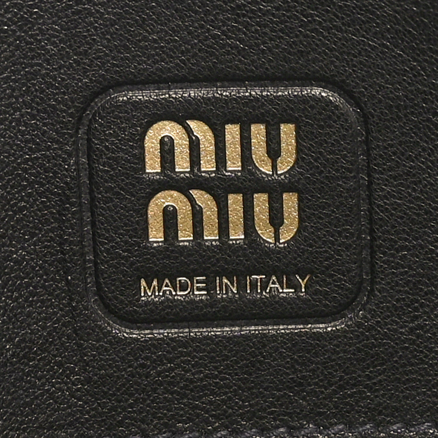 Miu Miu Nappa Aviator Regular Aventure Bag Black 1707413