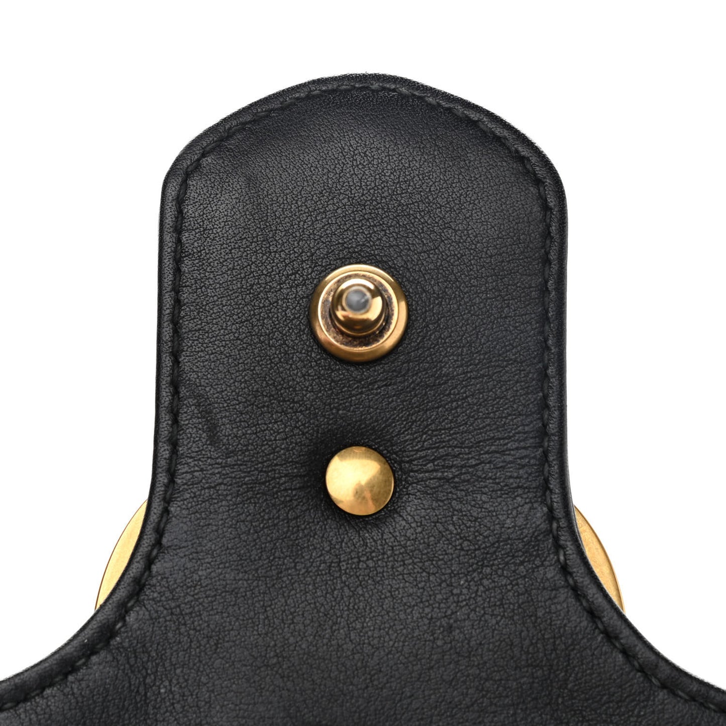 Calfskin Matelasse Small GG Marmont Shoulder Bag Black