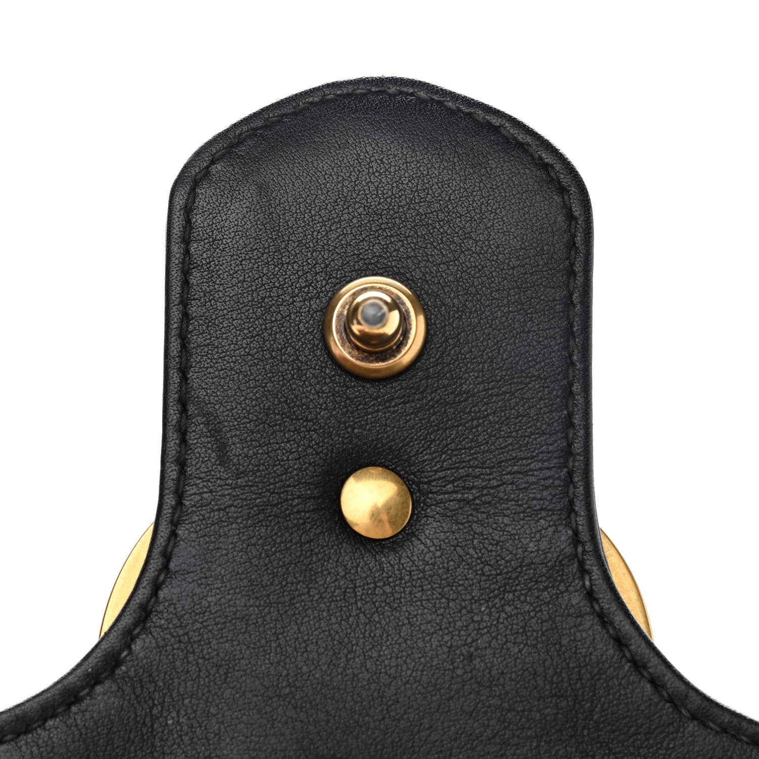 Gucci Calfskin Matelasse Small GG Marmont Shoulder Bag Black 8 of 12