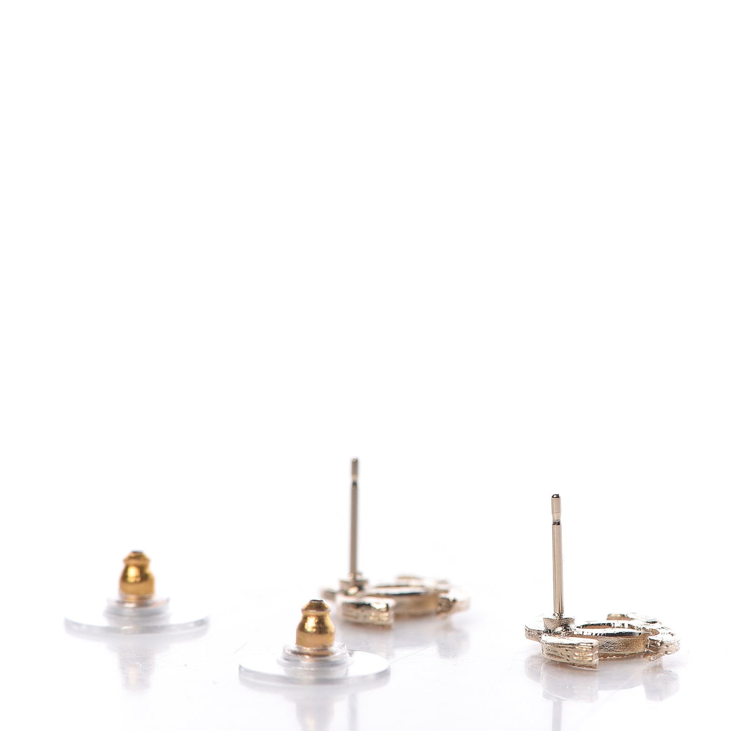 Crystal CC Earrings Gold Multicolor