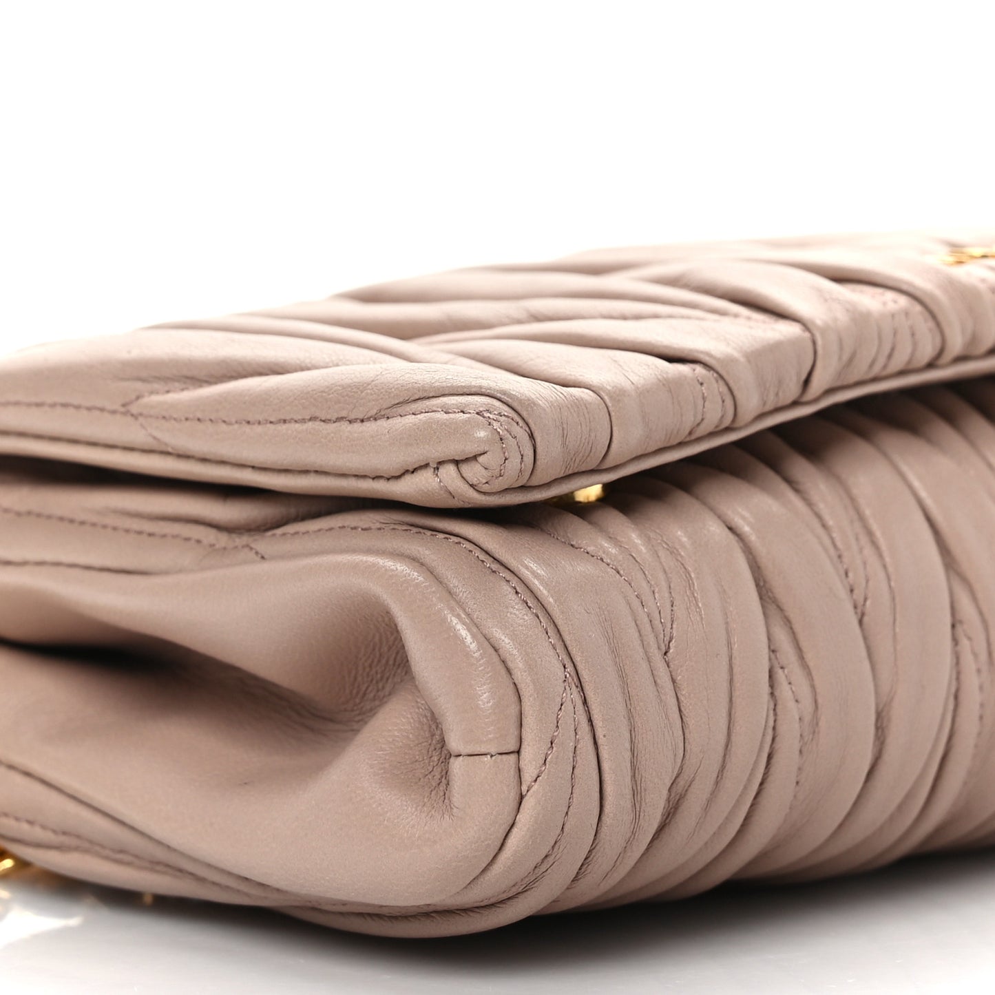 Nappa Matelasse Chain Crossbody Cammeo