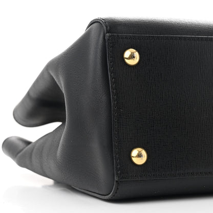 Fendi Vitello Elite Petite 2Jours Tote Black 10 of 11