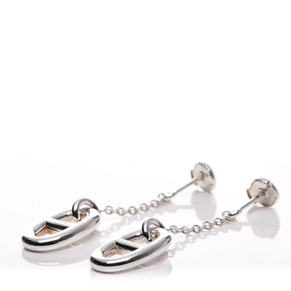 Hermes Sterling Silver Farandole Drop Earrings 3 of 9