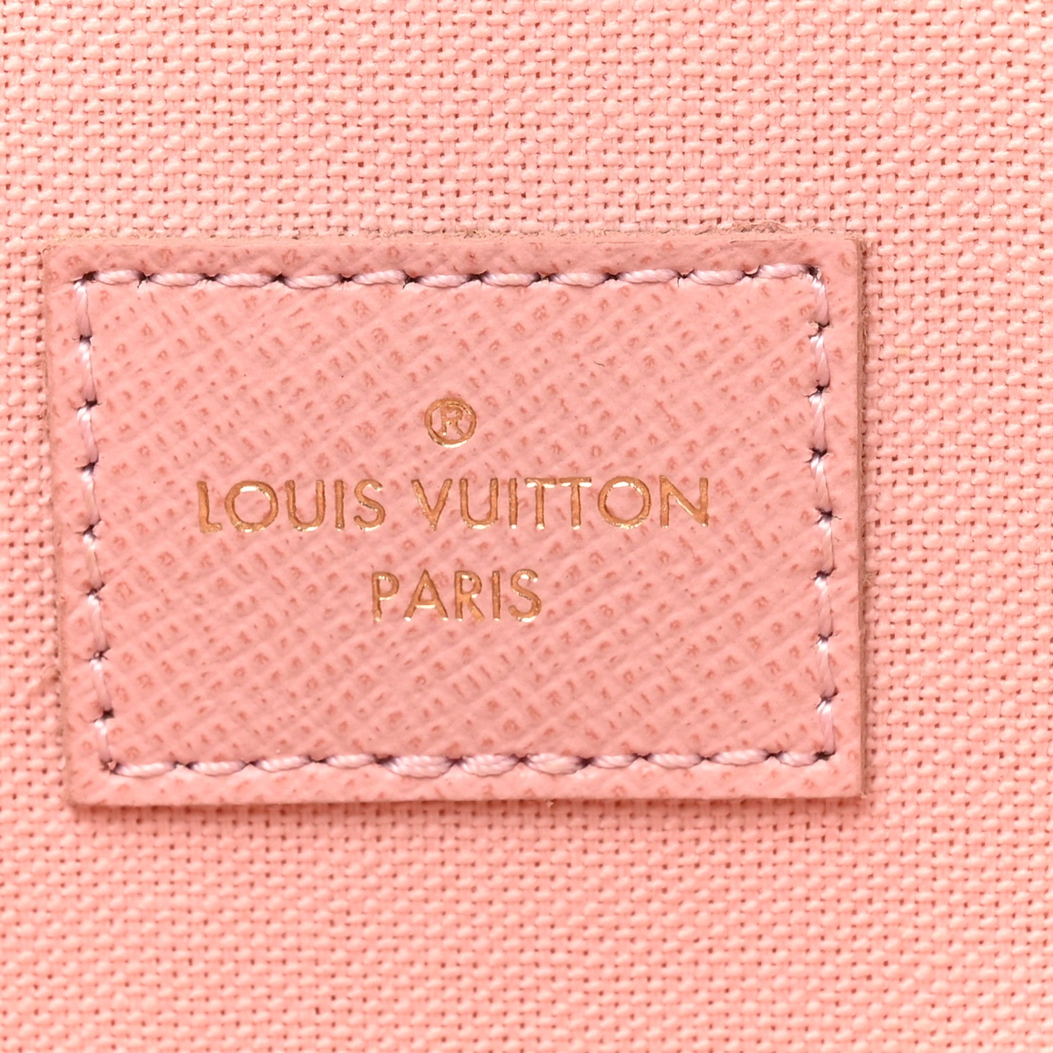 Louis Vuitton Damier Azur Pochette Felicie Chain Wallet Rose Ballerine 10 of 18