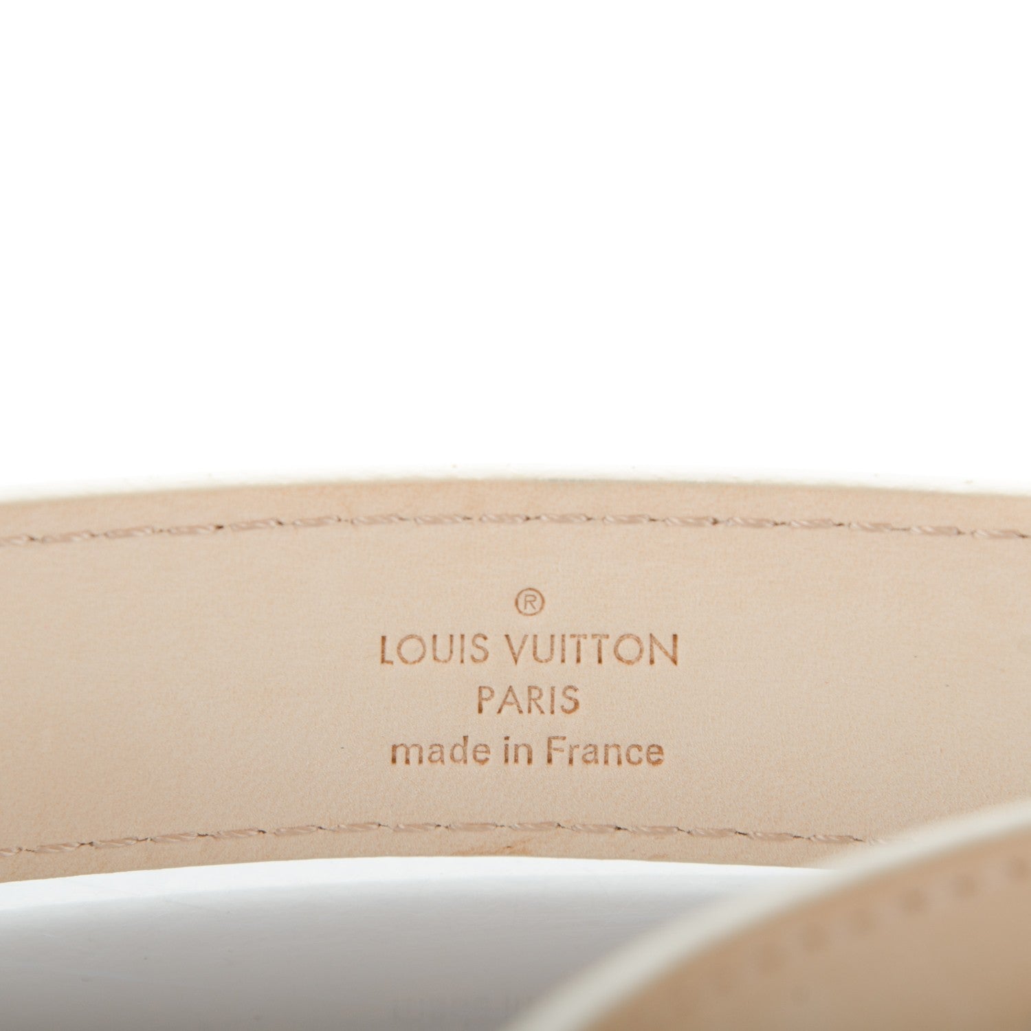 Louis Vuitton Damier Azur 25mm Belt 90 36 6 of 6