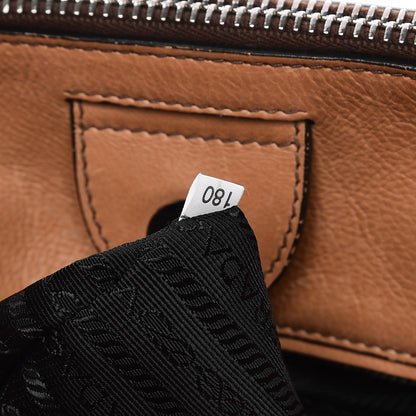 Prada Glace Calf Twin Pocket Tote Naturale 9 of 16