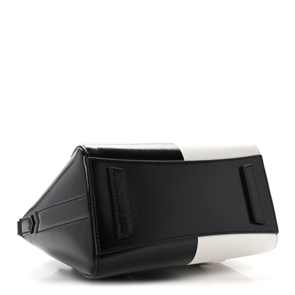Givenchy Box Calfskin Mini Lock Antigona Shoulder Bag Black White 4 of 13