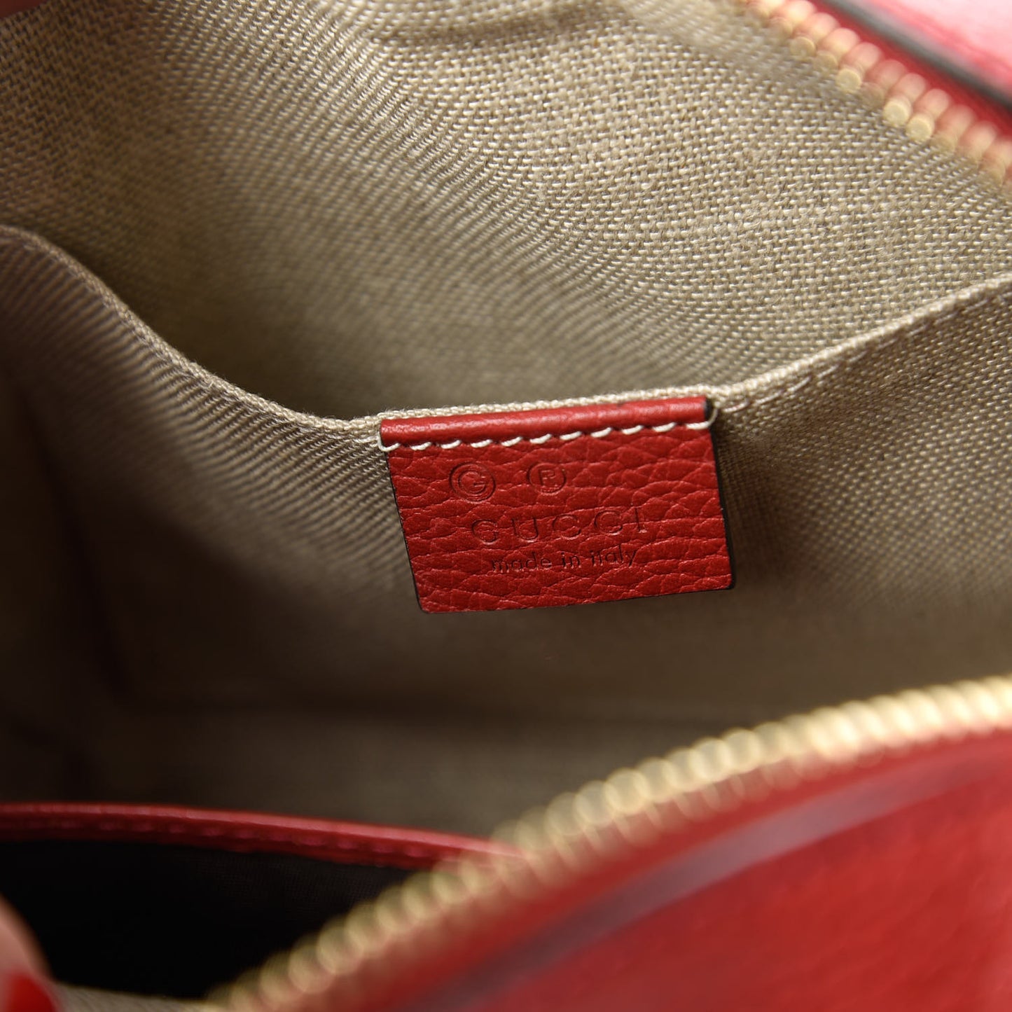 Monogram Mini Bree Messenger Bag Red