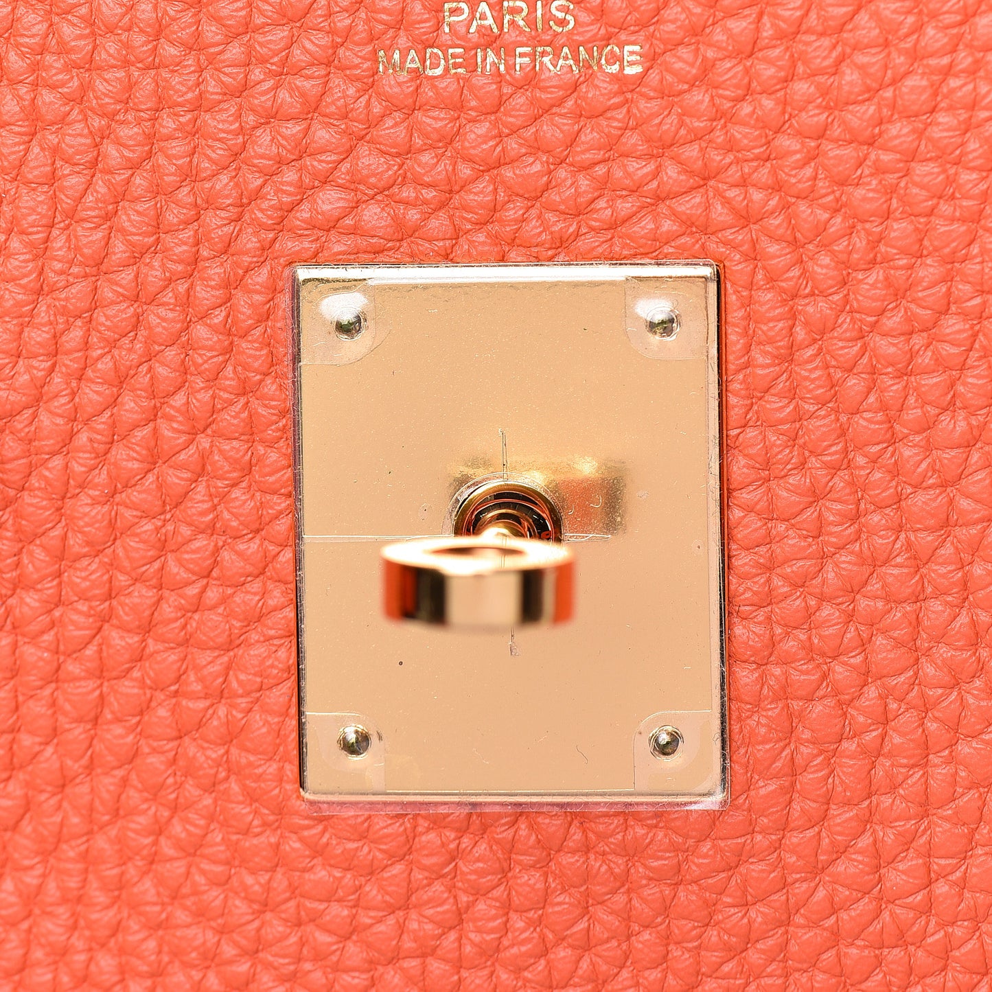 Togo Birkin 30 Orange Poppy