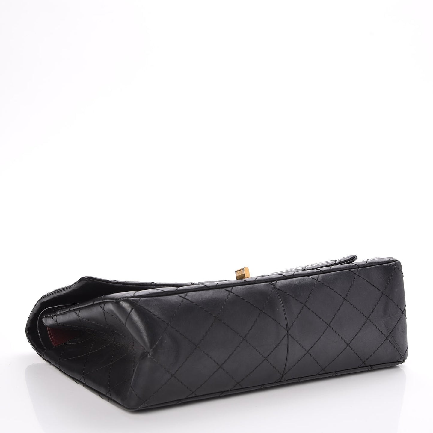 Aged Calfskin Quilted 2.55 Reissue 226 Flap Black