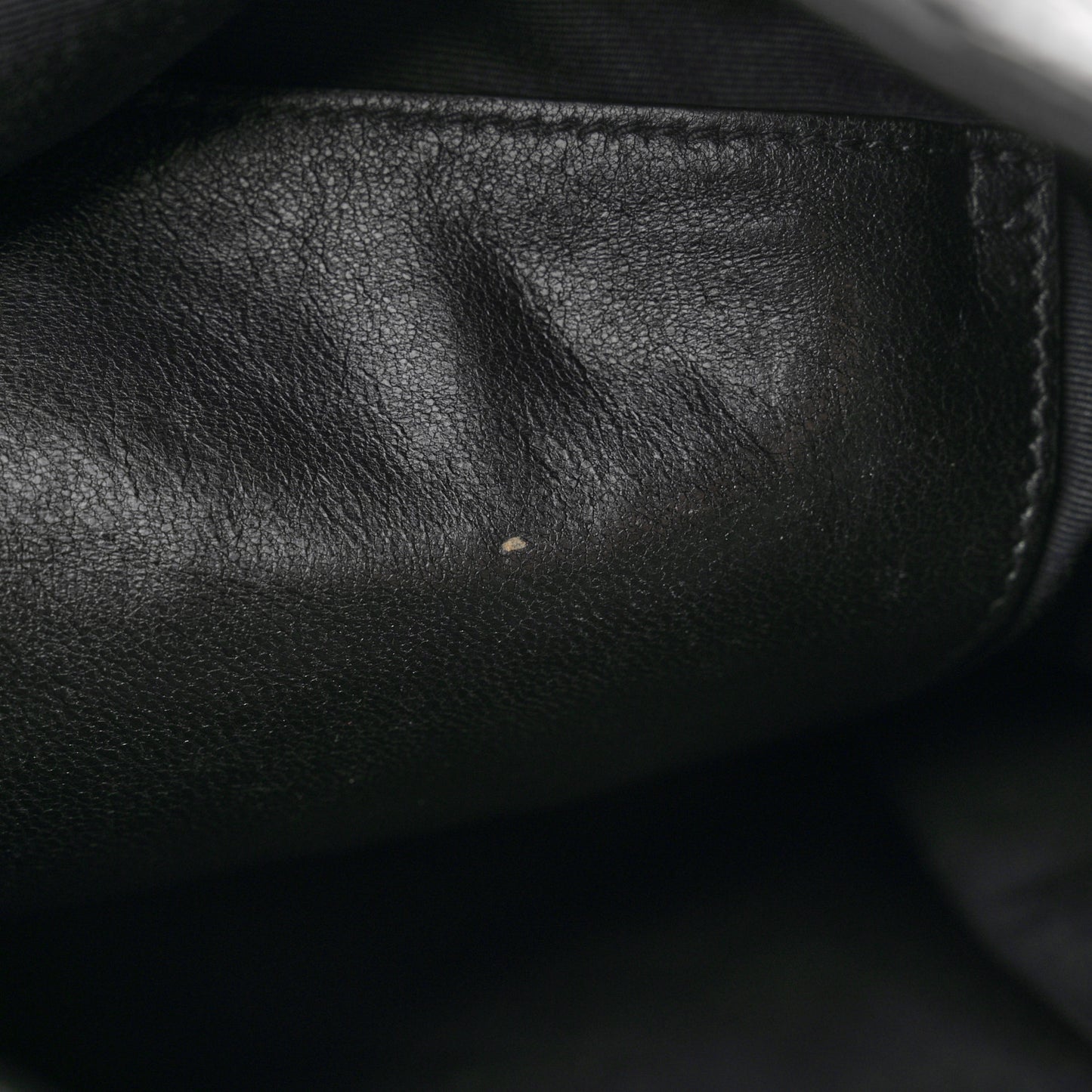 Crinkled Calfskin Matelasse Monogram Large Niki Shopper Tote Black