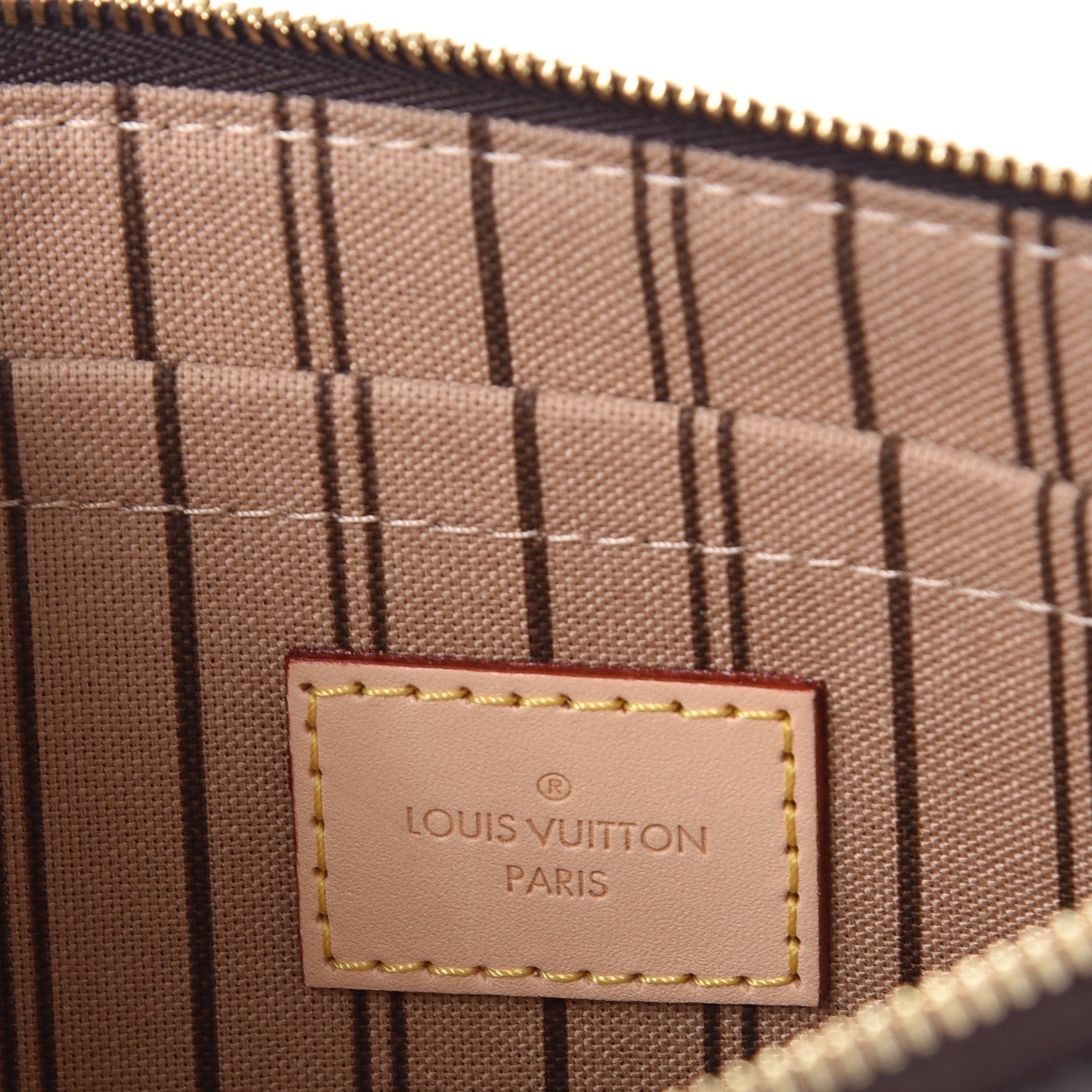 Louis Vuitton Monogram Neverfull MM GM Pochette 6 of 8