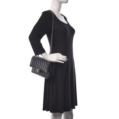 Chanel Caviar Quilted Medium Double Flap Black 3 of 15