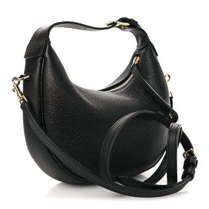 Celine Supple Grained Calfskin Teen Lulu Shoulder Bag Black 3 of 11
