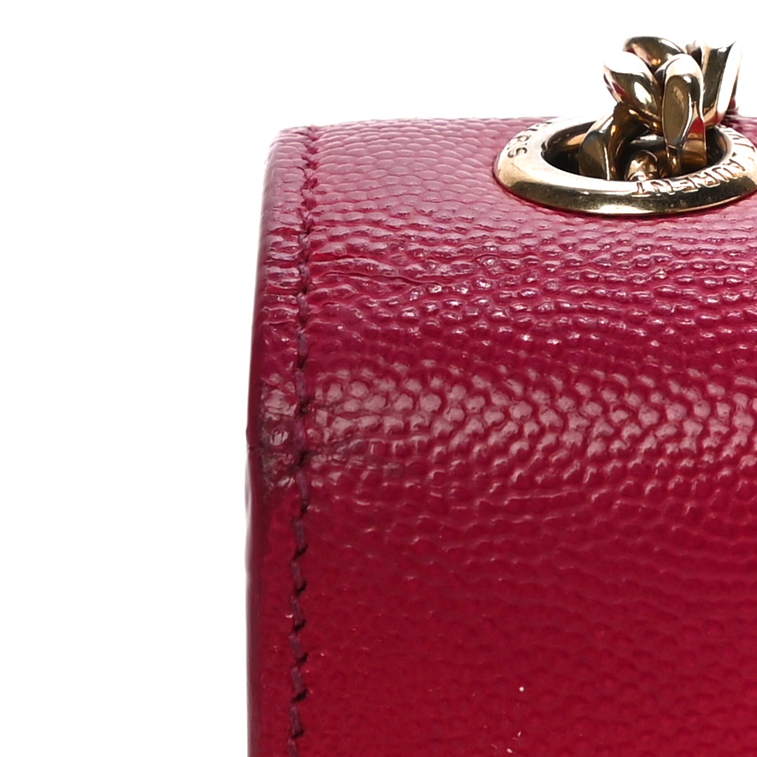 Saint Laurent Grain De Poudre Small Monogram Kate Satchel Bubblegum 15 of 22