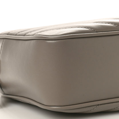 Saint Laurent Calfskin Matelasse Monogram Lou Camera Bag Greyish Brown 9 of 10