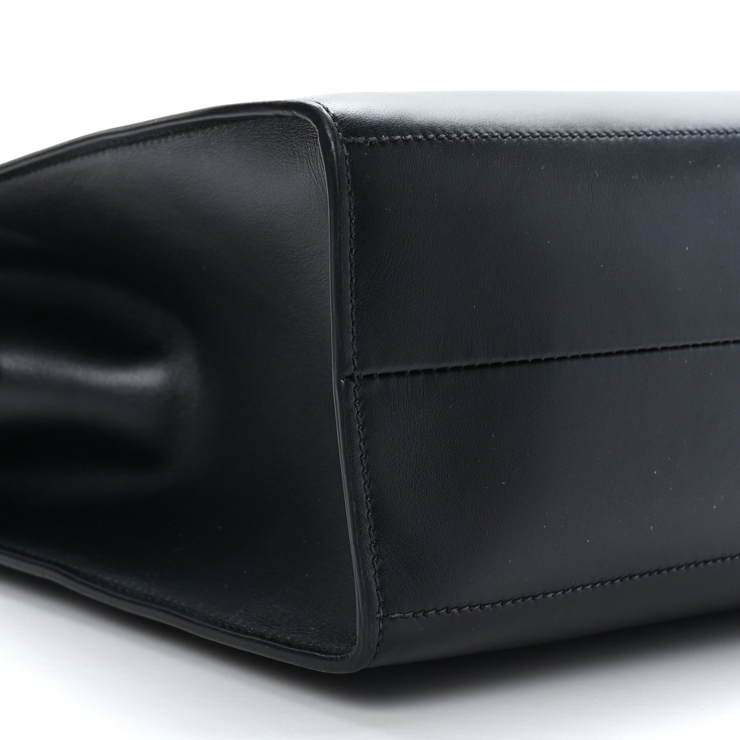 Smooth Calfskin Medium Louise Bag Black