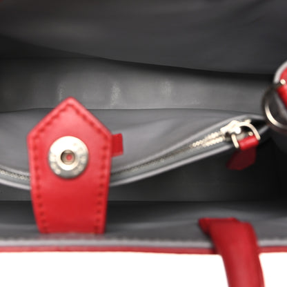 Fendi Vitello Dolce Century Petite 2Jours Tote Fiamma Ardesia 5 of 9