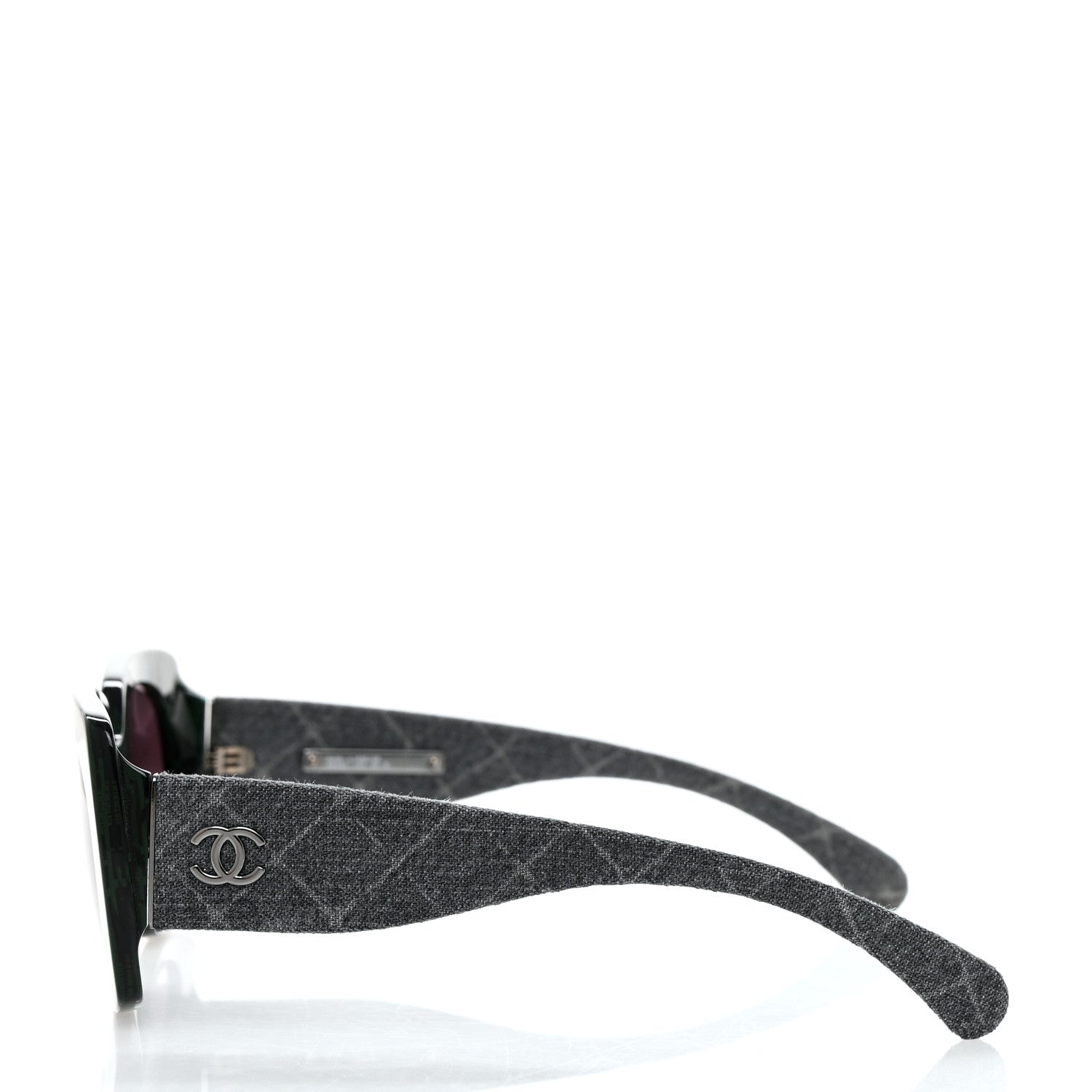 Chanel Denim Rectangle Sunglasses 5406 Blue 3 of 10