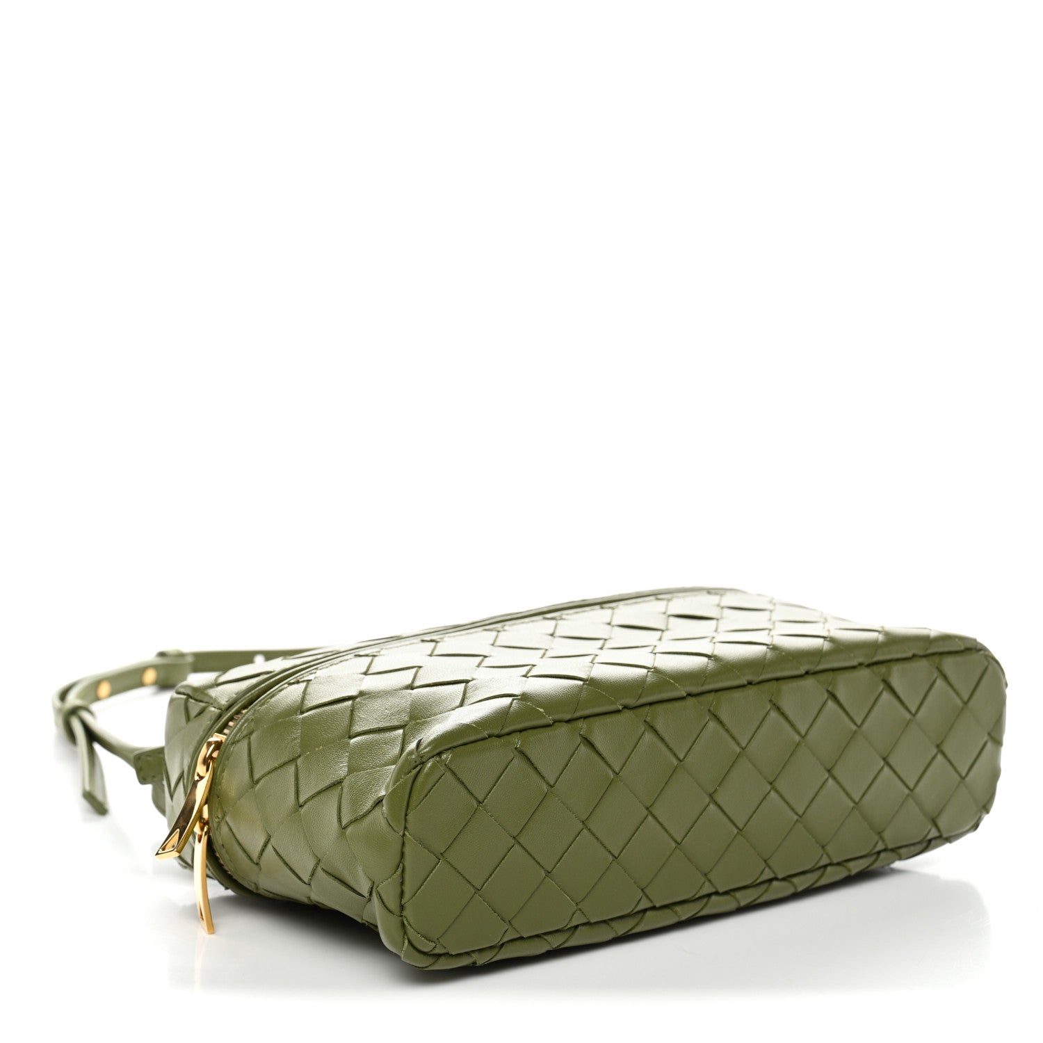 Bottega Veneta Calfskin Intrecciato Bang Bang Vanity Case Matcha 4 of 9