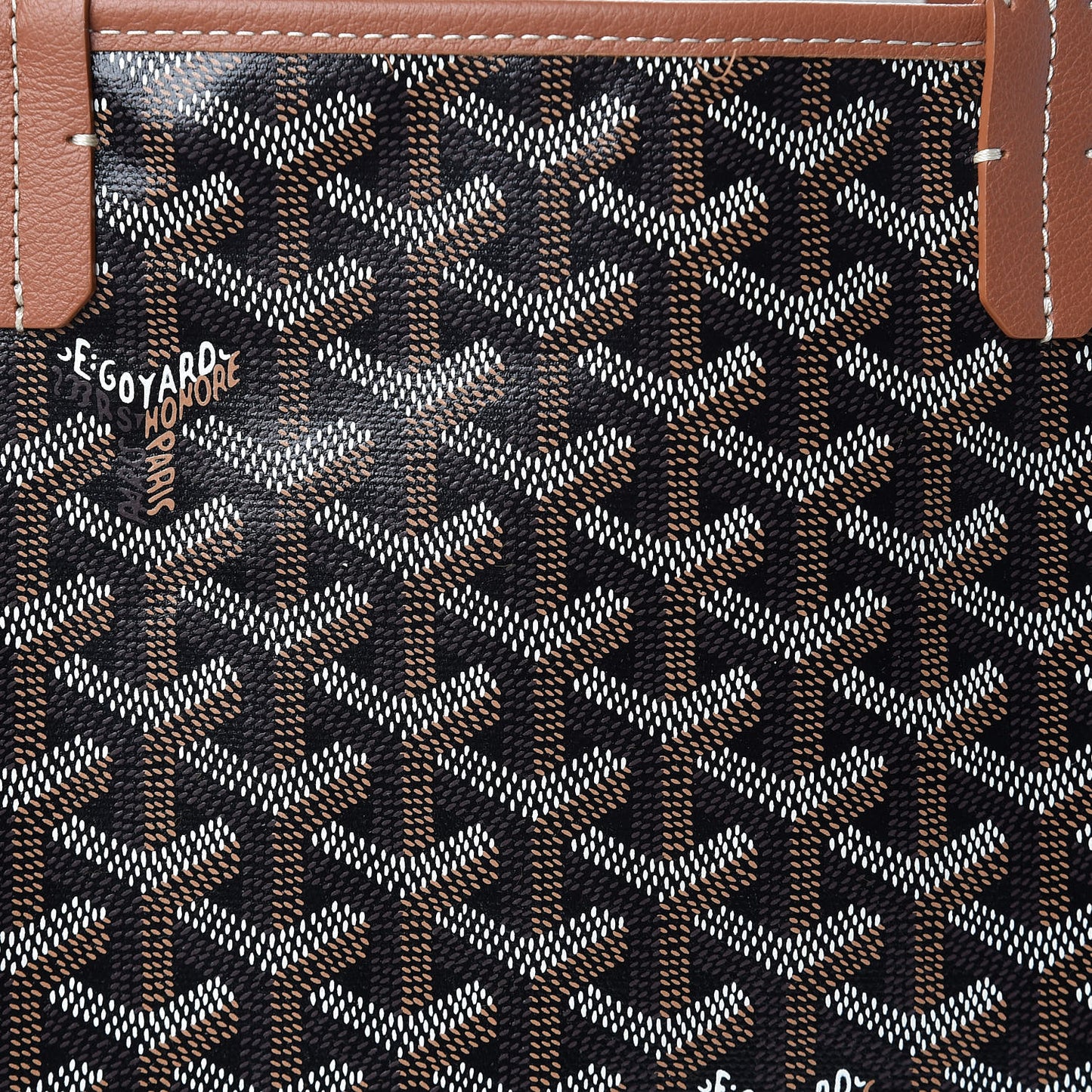 Goyardine Saint Louis PM Black Gold
