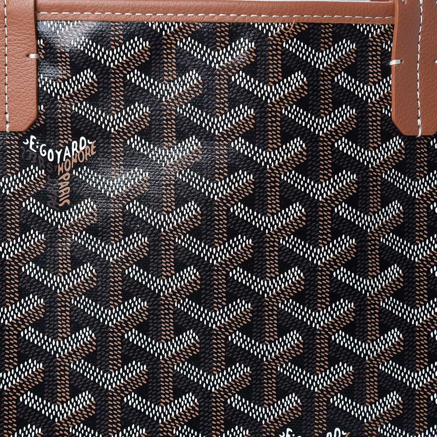 Goyard Goyardine Saint Louis PM Black Gold 9 of 11